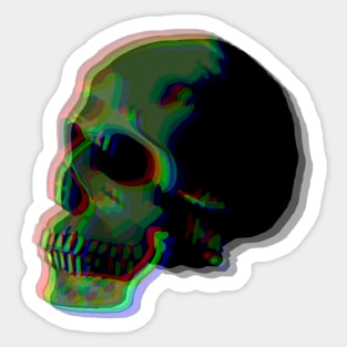 Green Skull Chromatic Version Sticker